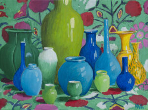 Study in Green and Blue by Kaffe Fassett