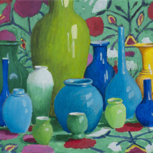 Study in Green and Blue by Kaffe Fassett